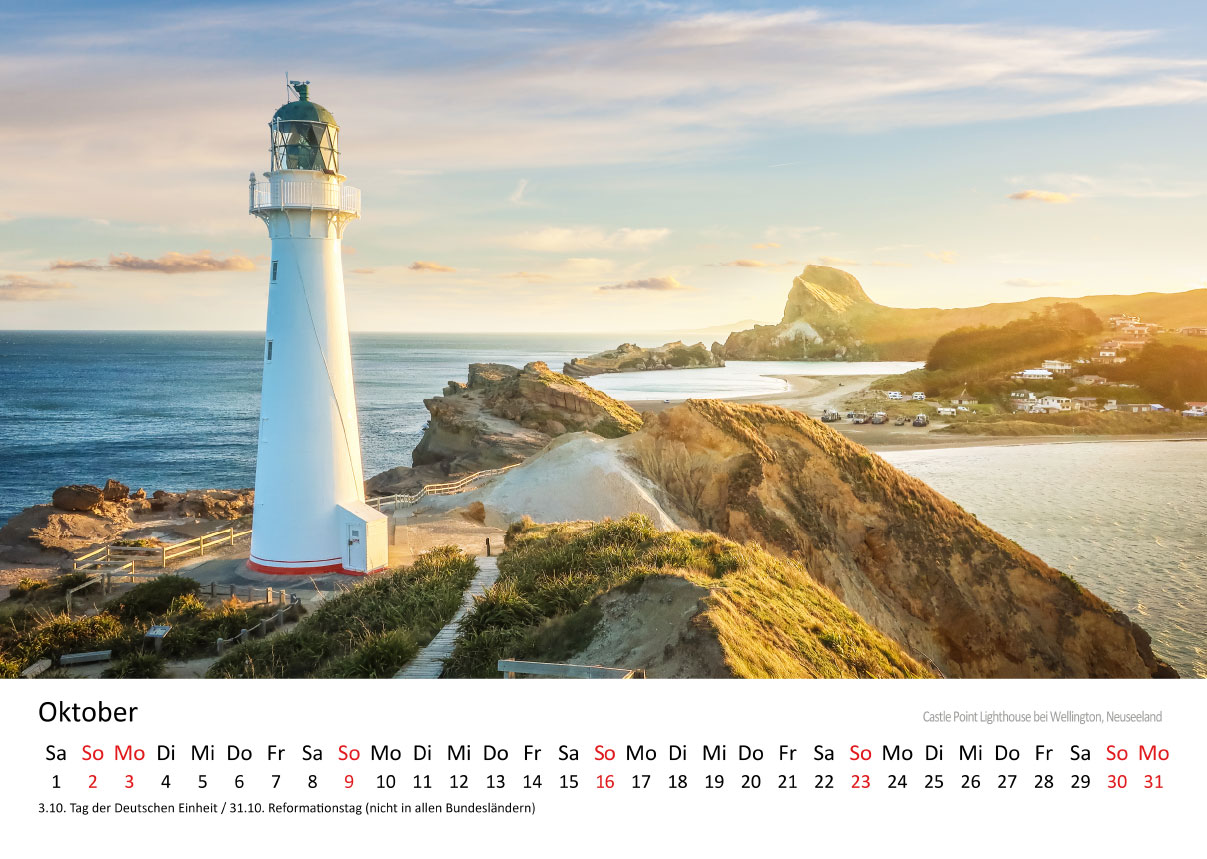 Edition Seidel Calendrier 2024 Premium Bretagne Format DIN A3