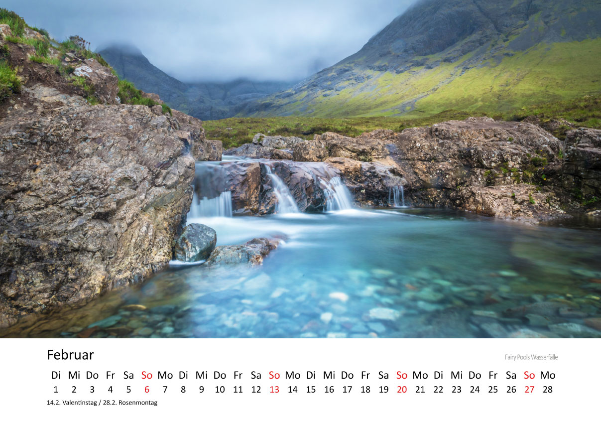 Kalender Ilse of Skye Schottlands schöne Hebrideninsel 2025