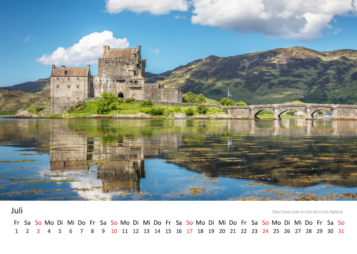 Kalender Schottland 2025 Christian Müringer Reise und Naturfotograf