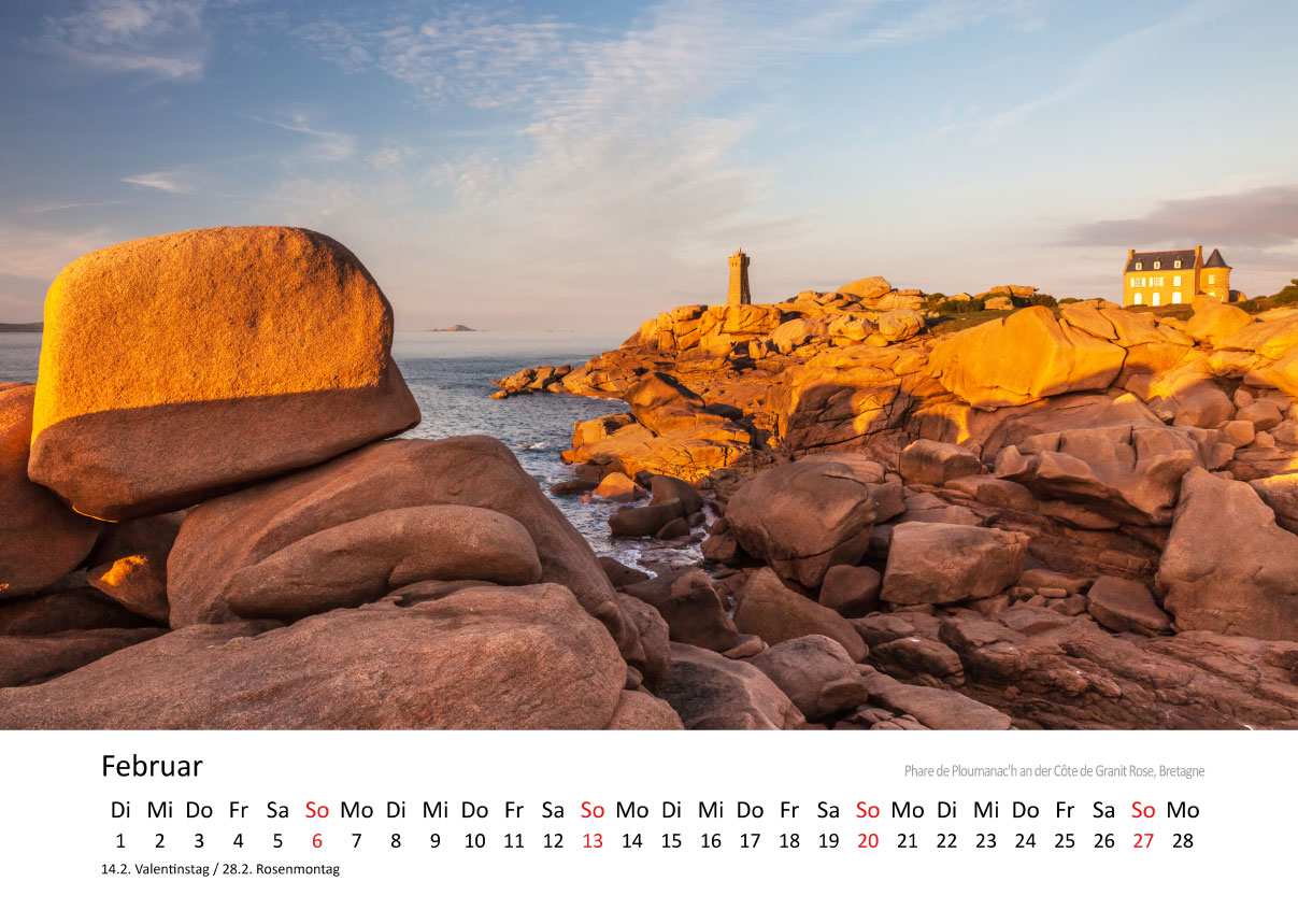 Kalender Wunderschönes Frankreich 2024 Christian Müringer Reise