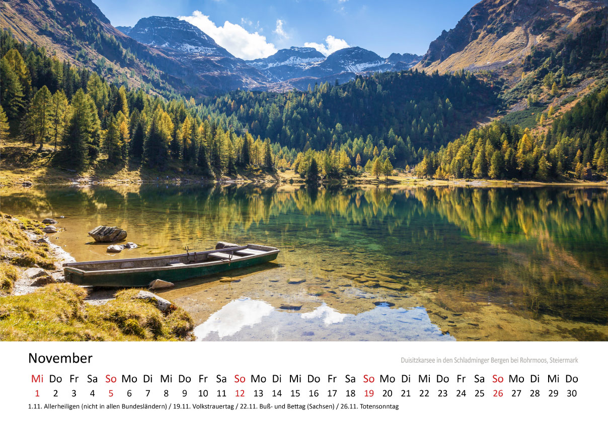 Der Alpen Kalender 2024  Christian Müringer - Reise- und Naturfotograf