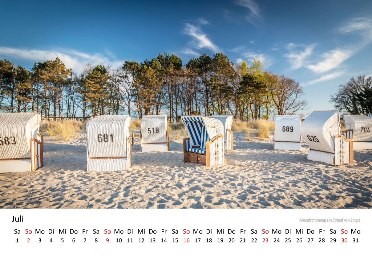 Kalender - Geliebte Ostsee 2025  Christian Müringer - Reise- und 