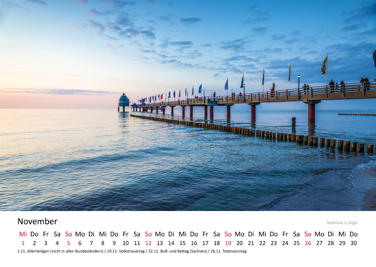 Kalender - Geliebte Ostsee 2025  Christian Müringer - Reise- und 